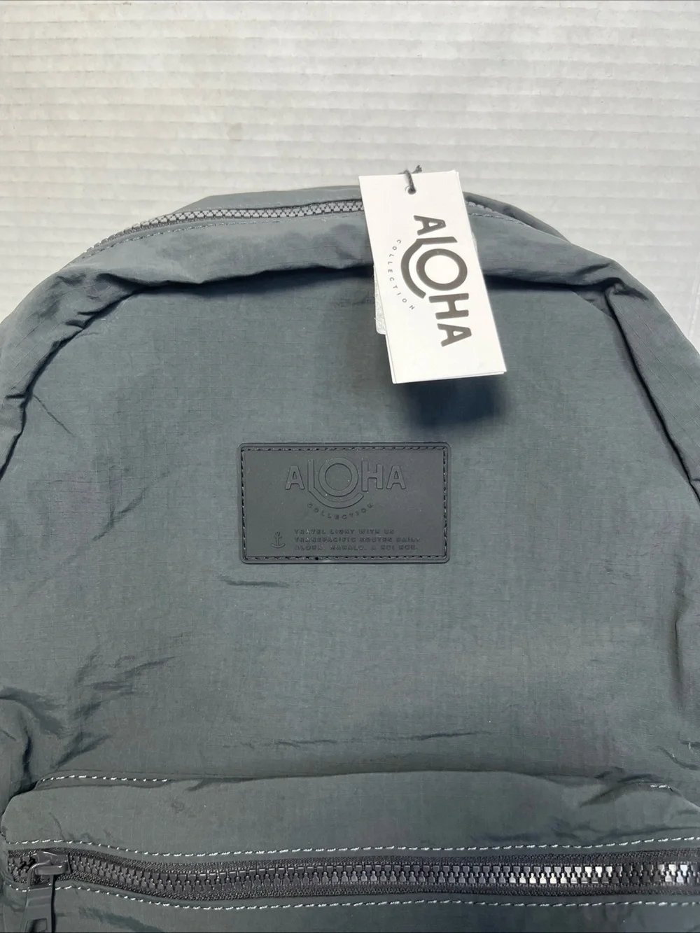 ALOHA Collection Keep It Light Backpack Monochrome Black NWT